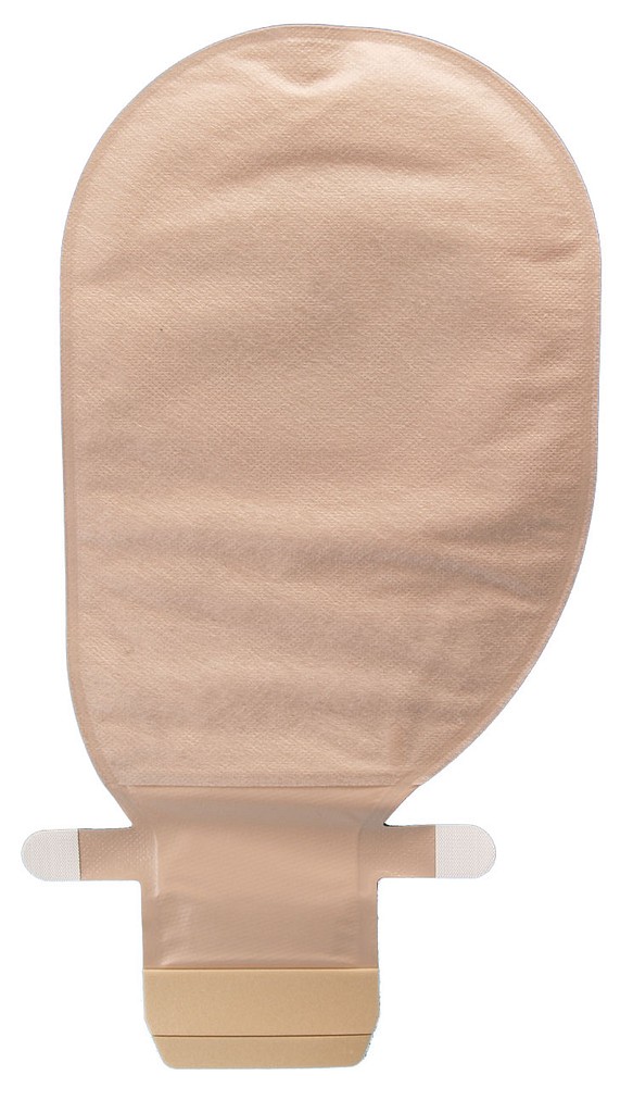 Assura Plus, 1-dels ileo.pose, Maxi, Hide-Away dob.filt., beige, Ø 12 - 60x75 mm