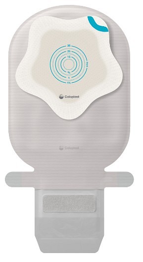 SenSura Mio Kids, 1-dels ileostomipose, Midi, klar, Ø 0-35 mm