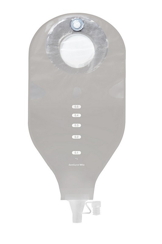 Sensura Mio Flex High Output, 2-dels stomipose, Maxi, vindue, grå, 70 mm