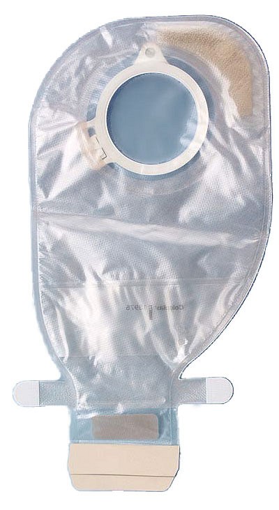 Assura Plus Hide-Away, 2-dels ileostomipose, Maxi, klar, 60 mm ring