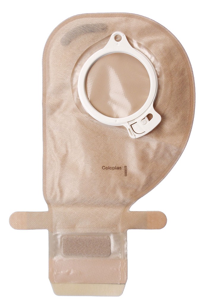 Assura Plus Hide-Away, 2-dels ileostomipose, Mini, beige, 50 mm ring