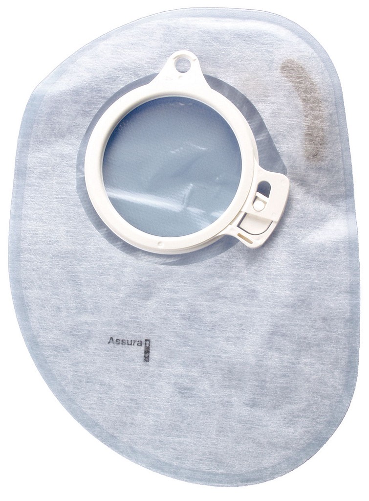 Assura Plus, 2-dels colostomipose, Midi, klar, 50 mm ring
