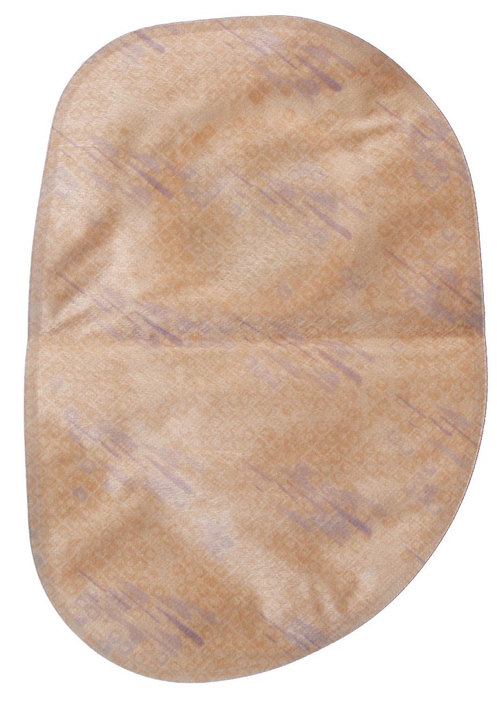 Assura Plus, 2-dels colostomipose, Maxi, mønstret, beige, 60 mm ring
