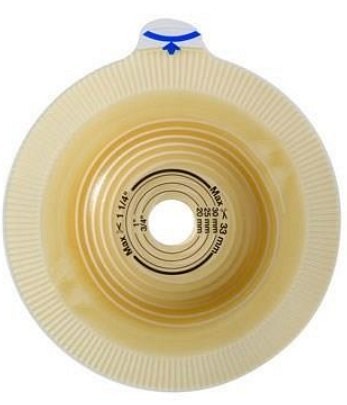 Assura Ekstra Convex Dyb, basisplade, opklipbar 15-33mm, med bælteører, 50 mm ring