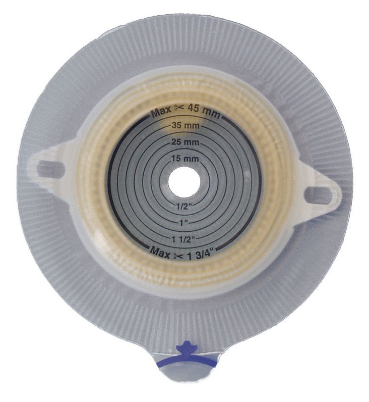 Assura Ekstra, basisplade, opklipbar 10-45mm, med bælteører, 50 mm ring