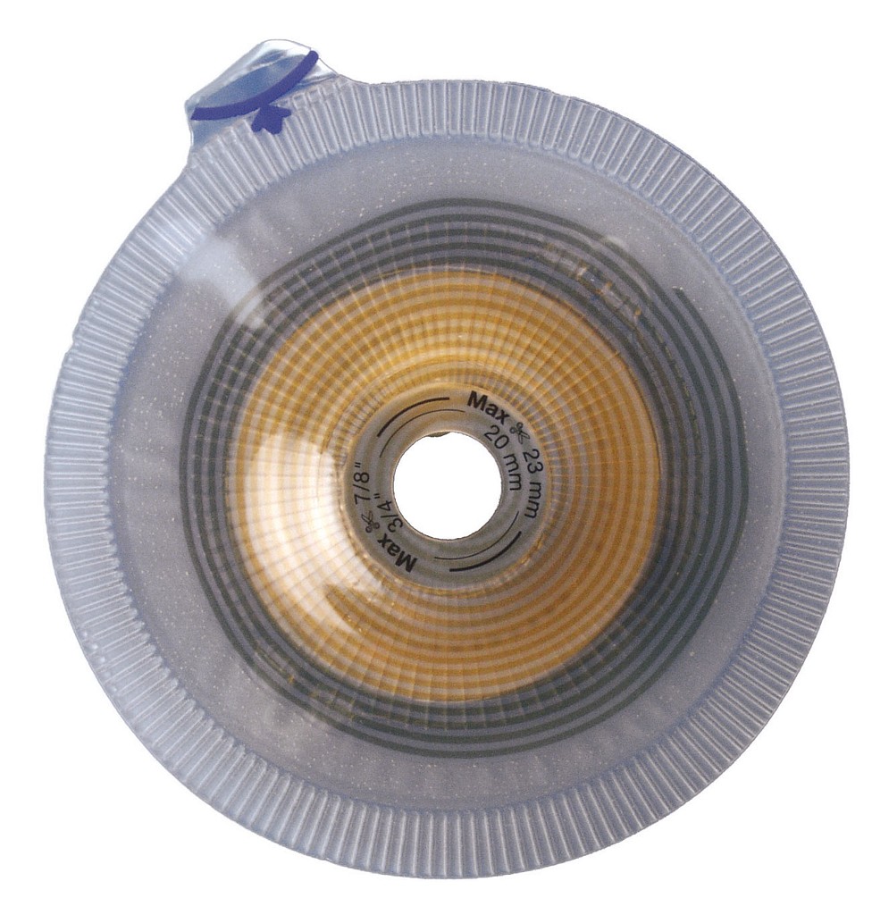 Assura Ekstra Convex Light, basisplade, opklipbar 15-33mm, med bælteører, 50 mm ring