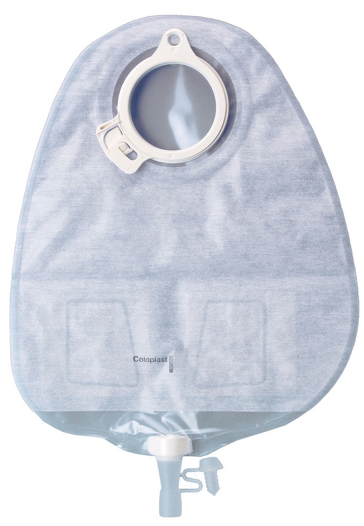 Assura Plus, 2-dels urostomipose, Maxi, flerkammer, klar, 50 mm ring