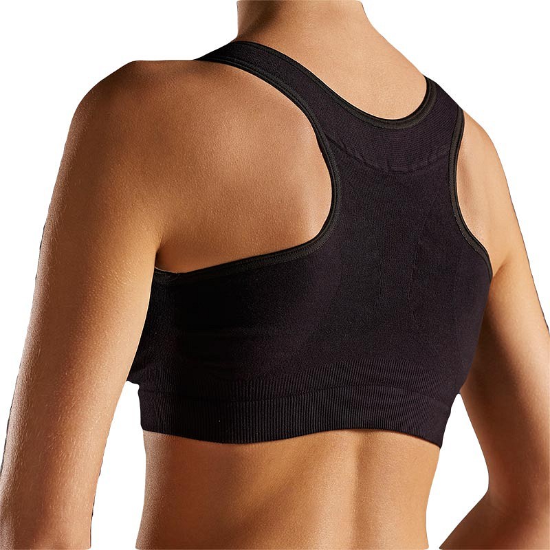 CareFix Post-Op Bra BH, Bianca velcrofrontlukning, sort, x-large