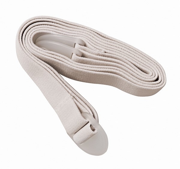 Brava, stomibælte justerbart op til 100 cm, hvid/beige, standard