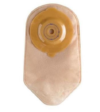 Confidence Supersoft Convex, 1-dels urostomi, Convex, delt forside, beige, 25 mm
