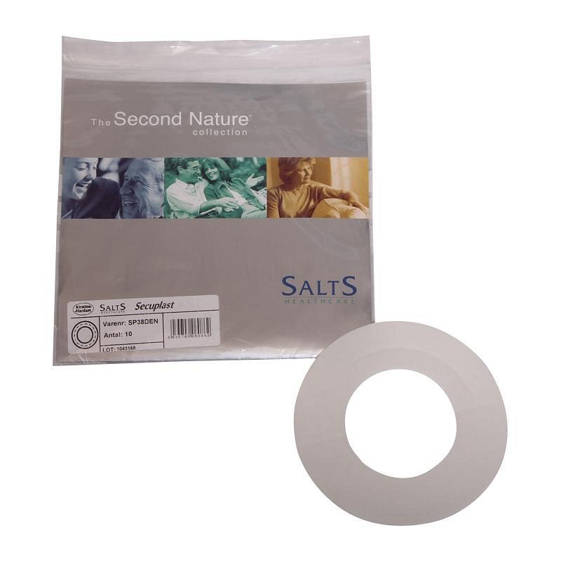 SALTS SecuPlast, mikroporøs ring, 71mm hul, hvid, 125 mm