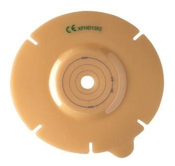 Harmony Duo Convex Flexifit, basisplade m. aloe vera, 32mm hul, med bælteører, 50 mm ring