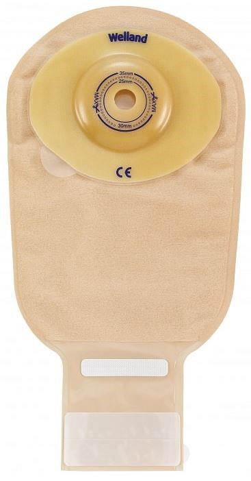 Flair Active Convex, 1-dels ileostomipose, Medium, klar, Ø 13-35 mm