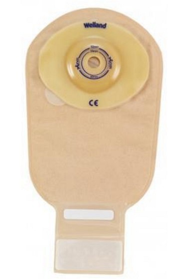 Flair Active Convex, 1-dels ileostomipose, Medium, klar, Ø 13-48 mm