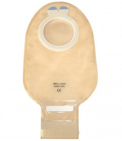 Flair 2, 2-dels ileostomipose, Midi, beige, 45 mm ring