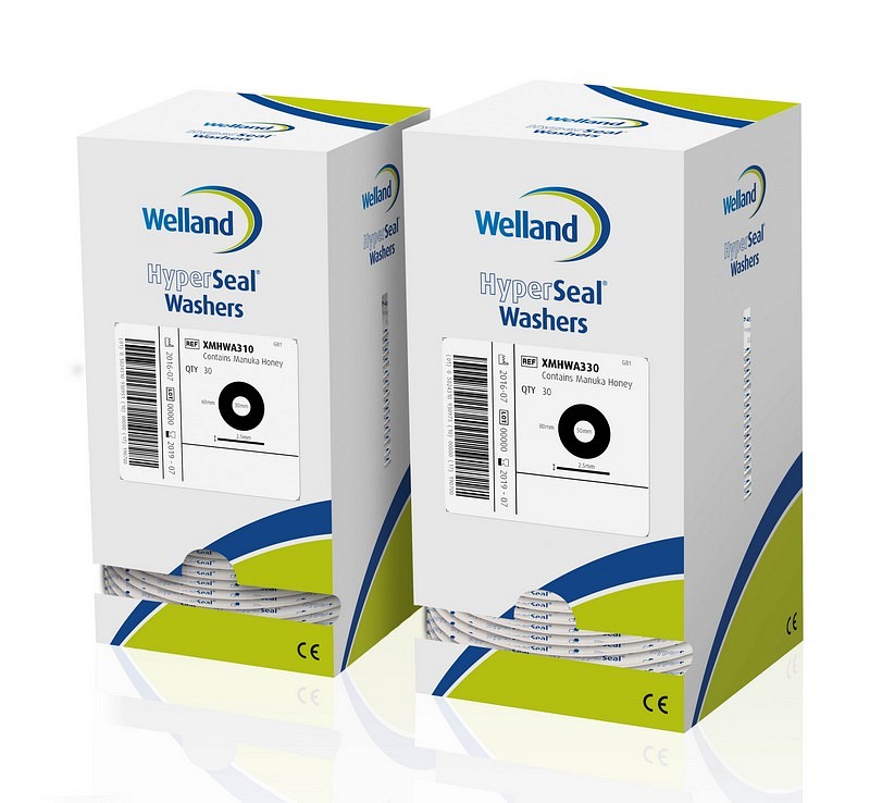 Welland HyperSeal, ring 2,5 mm med manuka honning, hul 50 mm, Ø 80 mm
