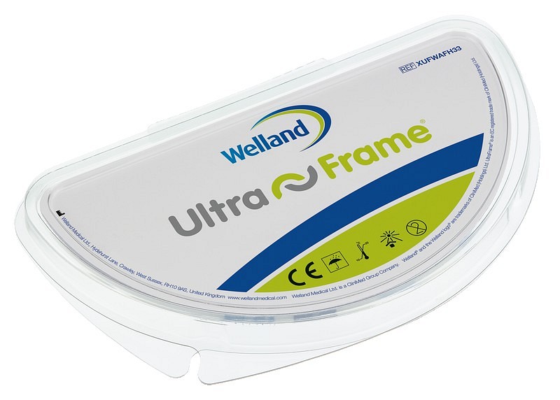 Welland UltraFrame, kantsikring, ultratynd, halvcirkel, 35 mm x 160 mm