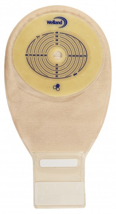 Aurum, 1-dels ileostomipose, Midi, beige, Ø 22 mm