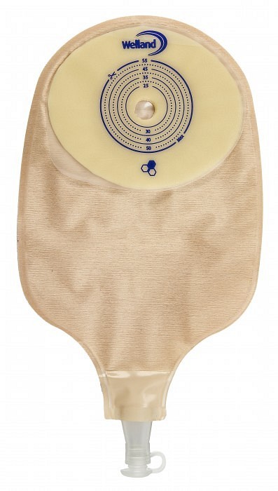 Aurum, 1-dels urostomipose, Maxi, beige, Ø 29 mm