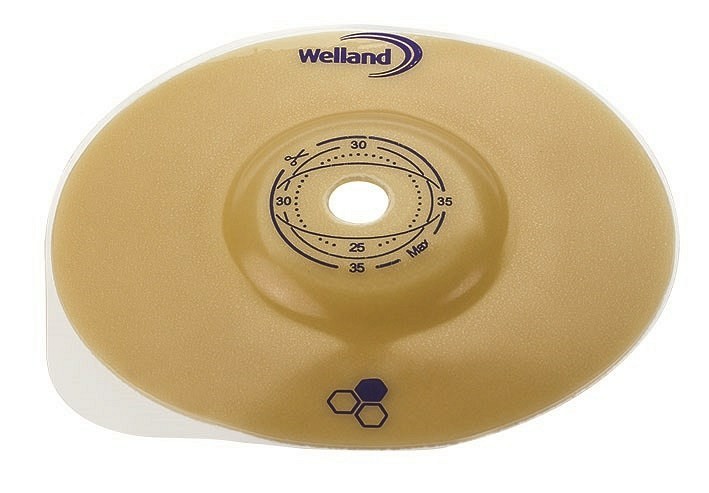 Aurum 2 Uro Convex, basisplade m. manuka, 35mm hul, med bælteører, 55 mm ring