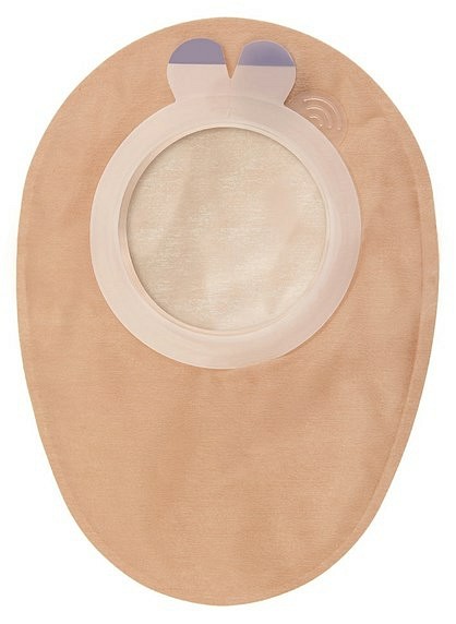 Aurum 2, 2-dels colostomipose, Midi, vindue, beige, 45 mm ring