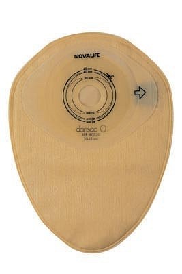 NovaLife 1 Active, 1-dels colostomipose, Midi, beige, Ø 35-45 mm