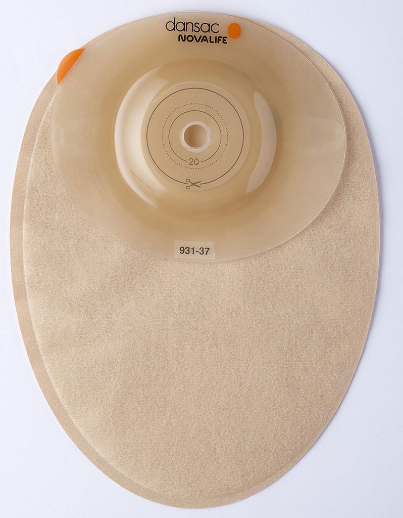 NovaLife 1 Convex, 1-dels colostomipose, Maxi, beige, Ø 50-59 mm
