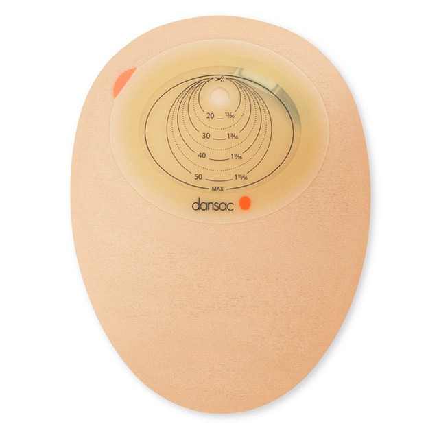 NovaLife 1, 1-dels colostomipose, Midi, beige, 45-55/70 mm