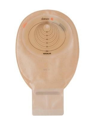 NovaLife 1, 1-dels ileostomipose, Midi, klar, Ø 10-55/70 mm