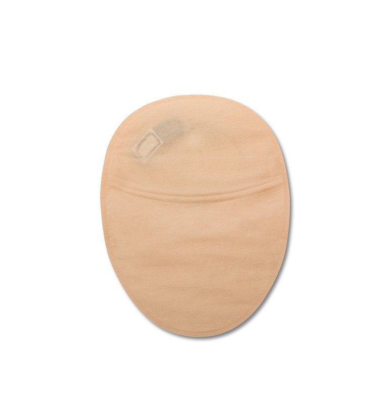 NovaLife 1, 1-dels colostomipose, Midi, vindue, beige, Ø 40-55/70 mm