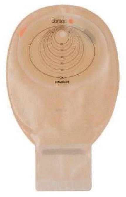 NovaLife 1, 1-dels ileostomipose, Midi, opklipbar, beige, Ø 45-55/70 mm