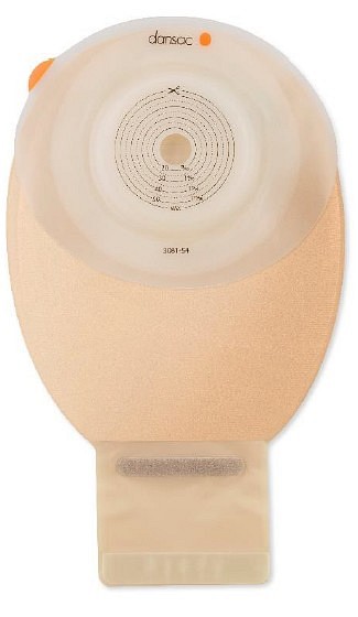 NovaLife TRE 1 Soft Convex, 1-dels ileostomipose, Midi, vindue, beige, Ø 15-34 mm