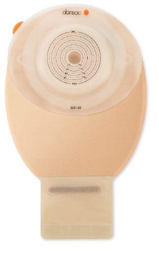 NovaLife TRE 1 Convex, 1-dels ileostomipose, Mini, beige, Ø 15-24 mm