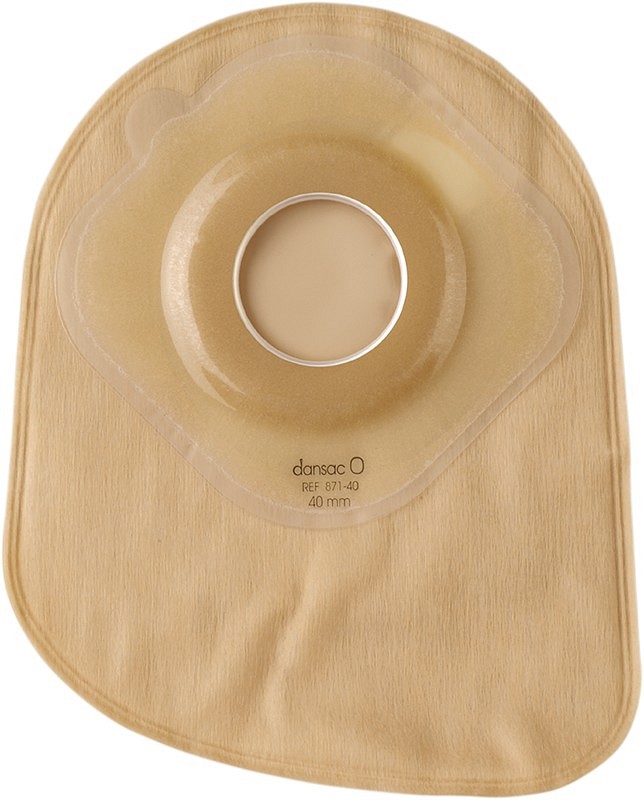 Nova 1 Convex, 1-dels colostomipose, Midi, beige, Ø 15-24 mm