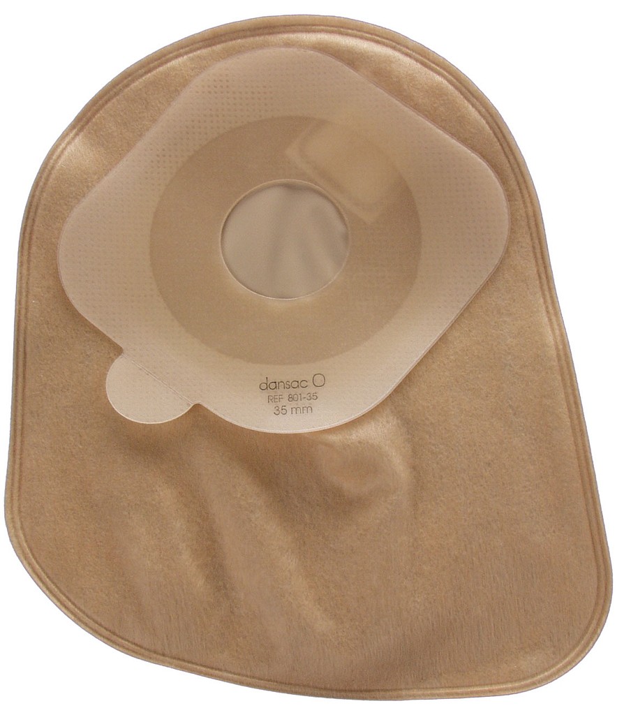 Nova 1, 1-dels colostomipose, Midi, beige, Ø 35 mm