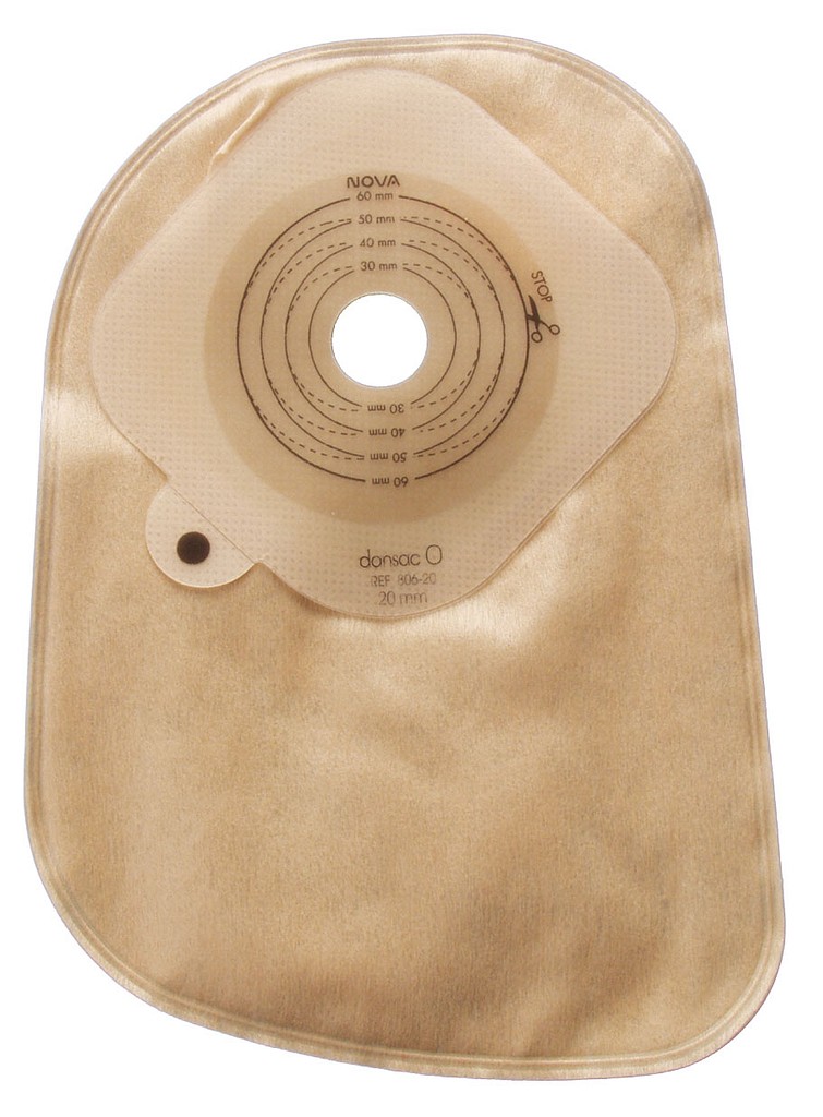 Nova 1, 1-dels colostomipose, Maxi, klar, Ø 20-60 mm