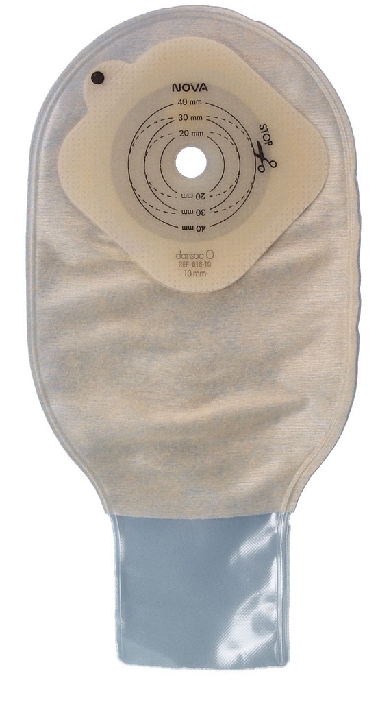 Nova 1, 1-dels ileostomipose Infant, u.kulfilter, klar, Ø 10-40 mm