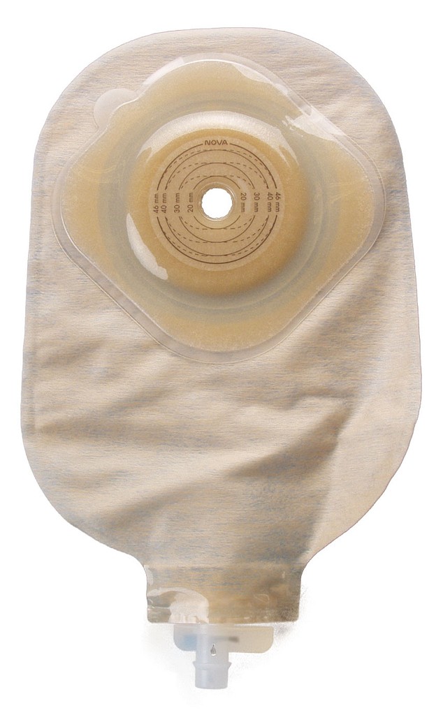 Nova 1 X3, 1-dels urostomipose u.kulfilter, klar, Ø 12-46 mm