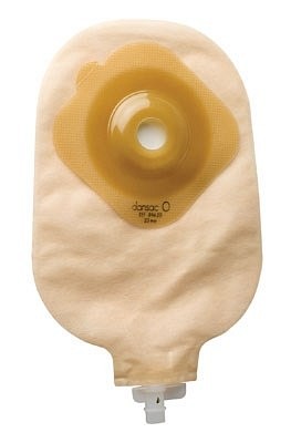 Nova 1, 1-dels urostomipose, Convex, Midi, klar, Ø 30 mm