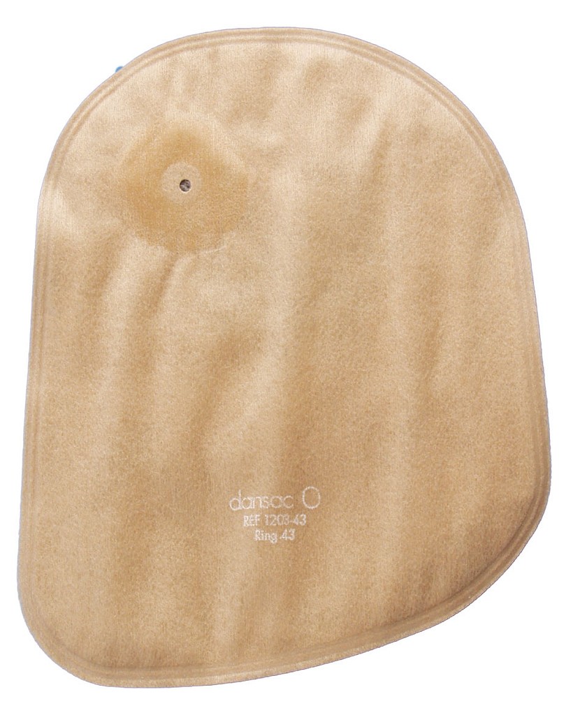 Nova 2, 2-dels colostomipose, Mini, beige, 43 mm ring