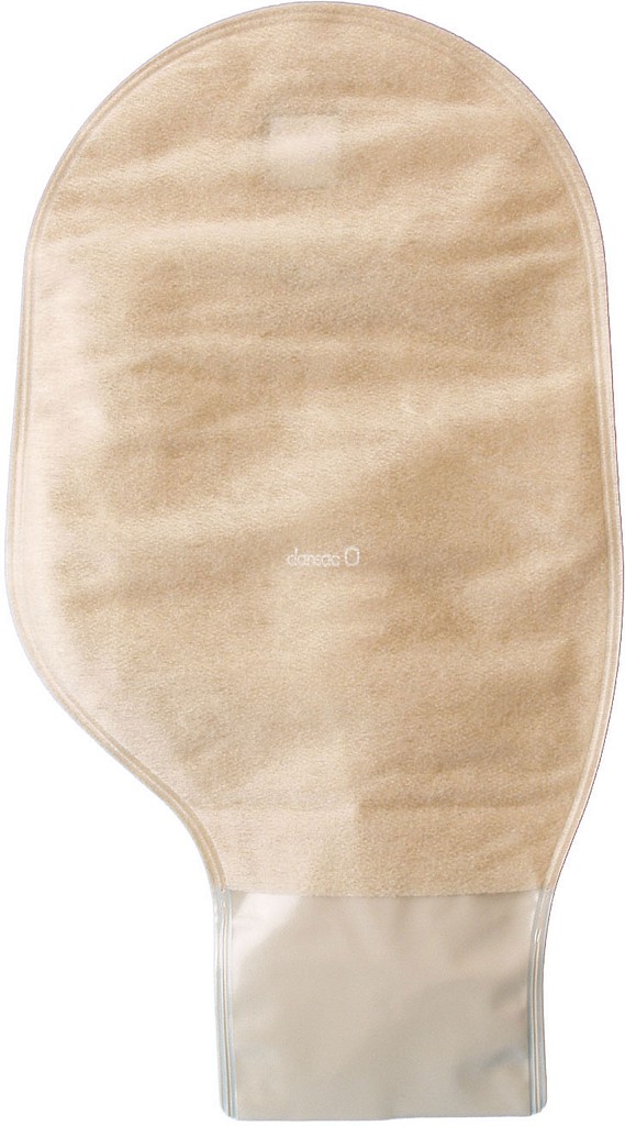 Nova 2 Asymmetrisk, 2-dels ileostomipose, Midi, beige, 55 mm ring