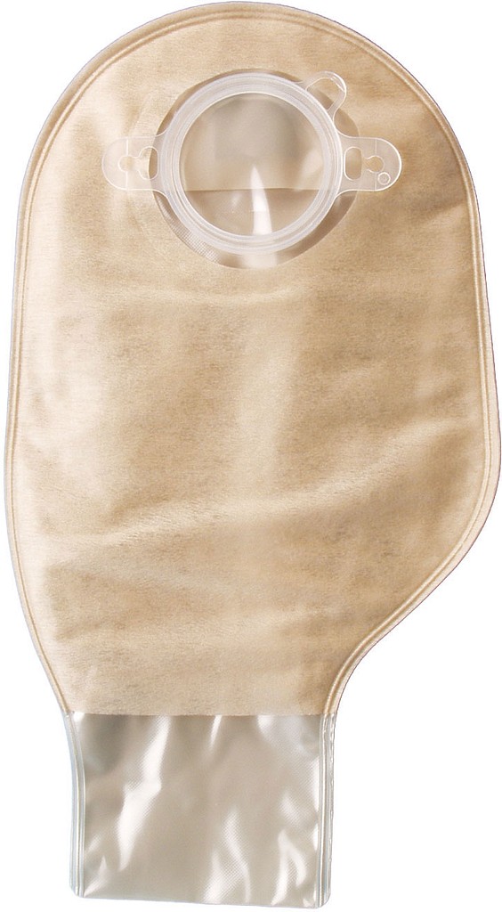 Nova 2 Asymmetrisk, 2-dels ileostomipose, Midi, beige, 55 mm ring