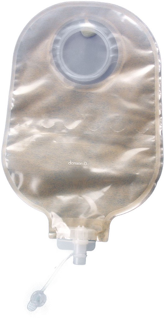 Nova 2, 2-dels urostomipose, Midi, klar, 36 mm ring