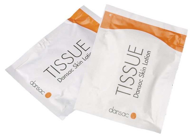 Dansac, Skin lotion, serviet
