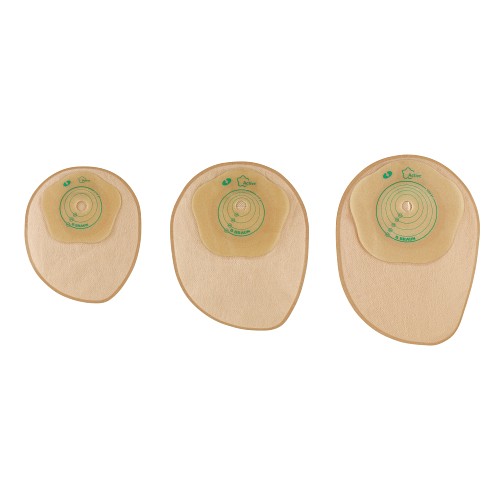 Flexima Active, 1-dels colostomipose, Midi, beige, Ø 35 mm