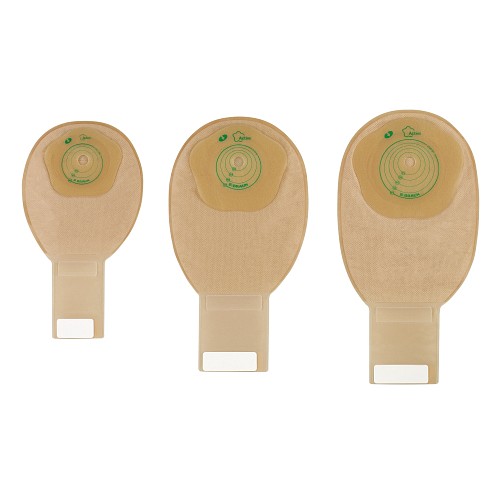 Flexima Active, 1-dels ileostomipose, Roll'Up udløb, Mini, beige, Ø 15-45 mm