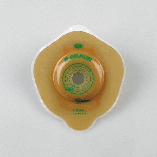 Flexima 3S konveks, basisplade, opklipbar 15-46 mm, løftbar flange, 65 mm ring