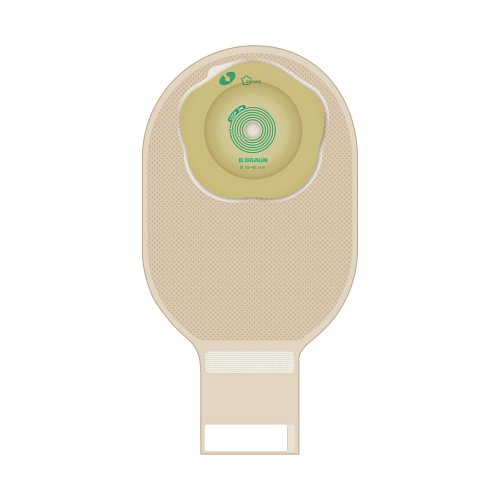 Flexima, 1-dels ileostomipose, Midi, vindue, beige, Ø 15-35 mm