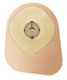 Moderma Flex CeraPlus konveks, 1-dels colostomipose, Midi, vindue, beige, Ø 15-38 mm