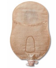 Moderma Flex CeraPlus, 1-dels urostomipose, Soft Konveks, beige m. vindue, 20 mm